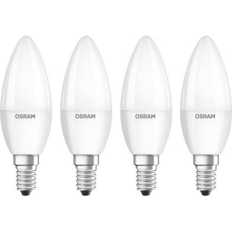Osram Lampadina LED E14 5,7W luce bianca calda 2700K (1/2)