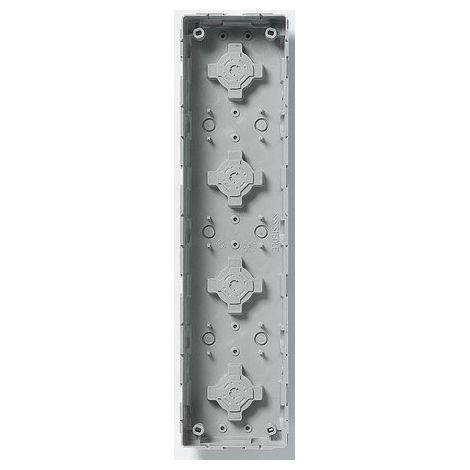 Boitier encastré plastique 100x400x50mm pour platine de rue d'interphone VARIO GU 611-4/1-0 SIEDLE ET SOHNE 016704