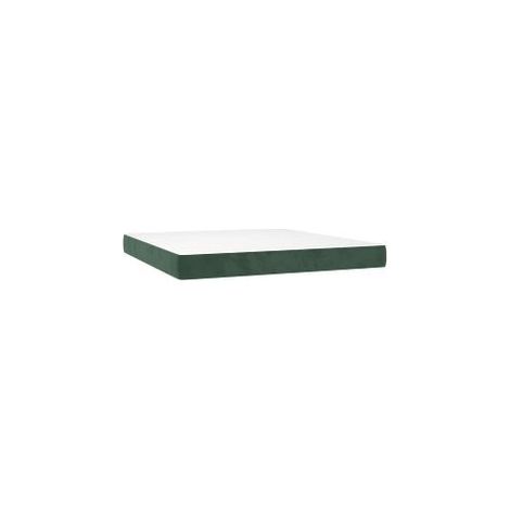 Matelas de lit à ressorts ensachés 160x220x20 velours (1/5)