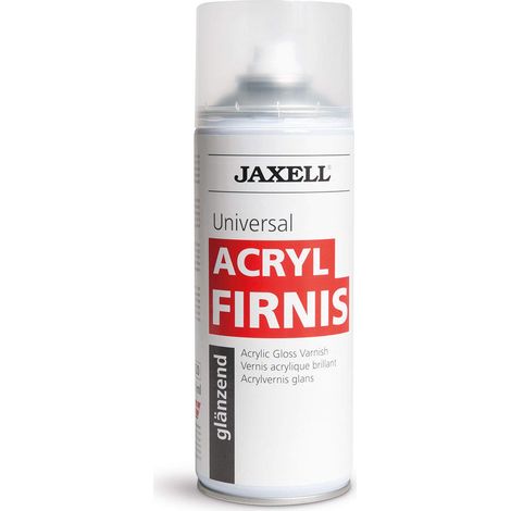Vernis Acrylique Brillant en Bombe Aérosol de 400 ml Revêtement de Protection Résistant au Vieillissement pour Peinture Acrylique, Huile et Tempera Séchage Rapide, Multicolore