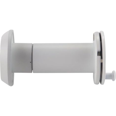 Judas de Porte Blanc, Grand Angle 220°, pour Portes de 38 à 61 mm d'épaisseur (1/5)