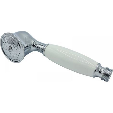 Douchette à main, outil de salle de bain, buse en cuivre, galvanoplastie, peinture en aérosol portable (chromée) (1/5)