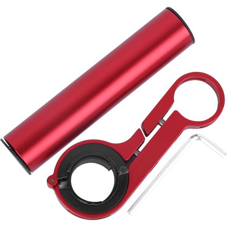 Support de Lampe Vélo, Support pour Phare de Bicyclette, Accessoire de Guidon Réglable, Porte-Lampe de Vélo, Équipement Cycliste Rouge (1/5)