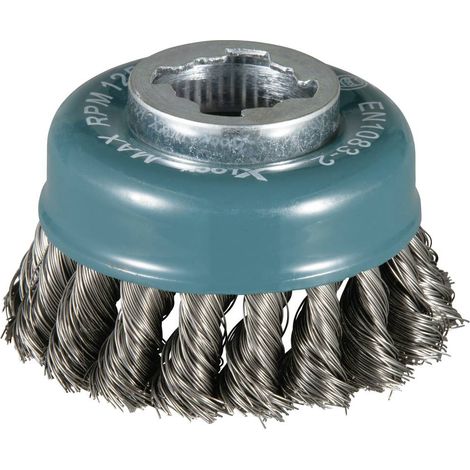 Makita Spazzola a tazza 80 mm in metallo X-Lock D-73374 1 pz. (1/3)