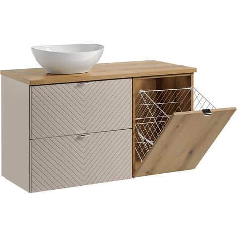 Mobile bagno con lavabo Manoa cachemire 100cm