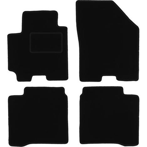 Tapis en velours noir pour : Suzuki Baleno II à hayon (2015-)