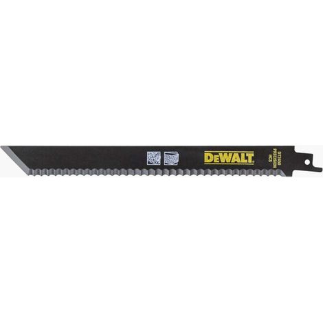 DeWALT Zubehör - Sägeblatt für Dämmstoff 6 TPI, Länge 225 mm, 2 Stück DT2450