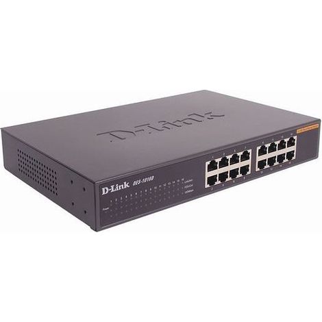 Schalter gigabit unmanaged 16 tren 10/100mbps des-1016d (1/5)