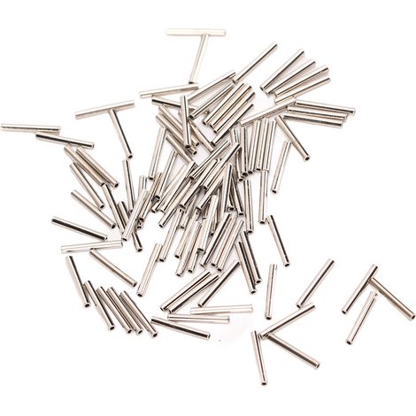 100-teiliges Set korrosionsbeständiger Edelstahl-Einrohr-Crimphülsen für Angelzwecke, 1,4 mm