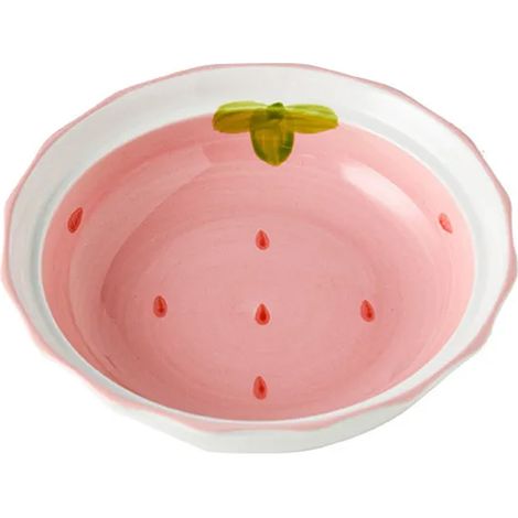 Gamelle en céramique rose pour chat, 14 cm (5,5 pouces), pour chats et chiens.