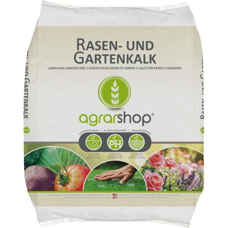 Agrarshop chaux pour gazon et jardin 18,5 kg chaux carbonatée (1/5)