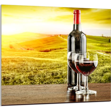 PANNELLO IN VETRO PER CUCINA 65x60 Vino (1/5)
