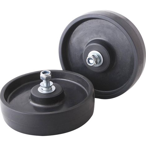 Paire de roues fixes ø195x50mm pour grue OH 0338 - SA 0340 - CLAS Equipements