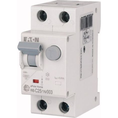 Interruttore differenziale Eaton 25A 30mA IP20 compatto