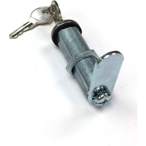 Serrure de boîte aux lettres - Serrure à Cam - Serrure d'armoire de sécurité - Serrure à cylindre - 54 mm - Alliage de zinc - Avec clé - Pour RV, tiroir et porte de compartiment (1/2)