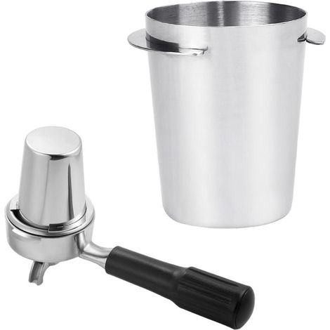 Kaffeemessbecher, Espressomessbecher für Baristas, kompatibel mit 51-54 mm Barista-Siebträgern, Kaffeemessbecher aus Edelstahl, Espressomaschinenzubehör für Bubble-Tea-Läden.