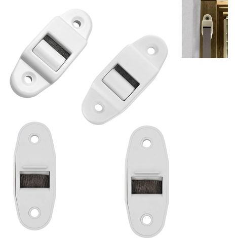 Guide de Courroie de volet Roulant,4 pièces Guide de Ceinture de Volet Roulant de 14 mm,Mini Guide de Ceinture de Store,Guide de Ceinture avec Brosse (1/5)