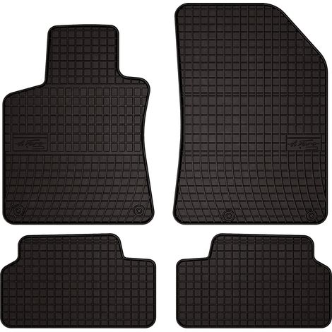 Alfombrillas de goma para Peugeot 308 II hatchback (2013-2021) - negras, montadas (1/5)