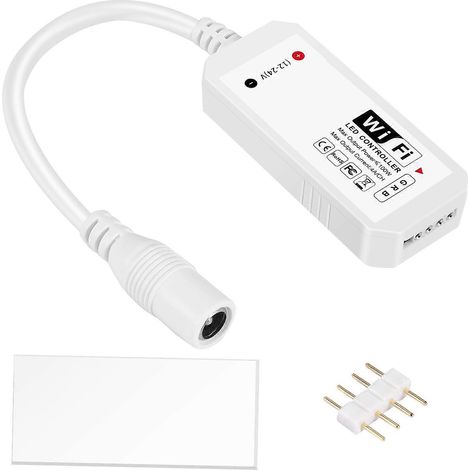 RGB LED lampe strip voice commande travail alexa et google maison WiFi sans fil intelligent controller free app via IOS (1/5)