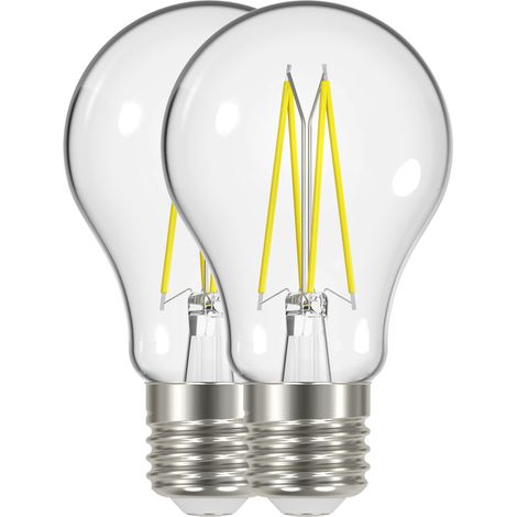 Ampoules Transparentes Classic Led E27 7w 806 Lm Blanc Chaud Lot De 2 Ampoules Transparentes Classic Led E27 7w 806 Lm Blanc Cha