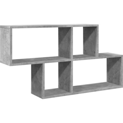 Maison Exclusive - Wandregal Betongrau 100x20x53 cm Holzwerkstoff