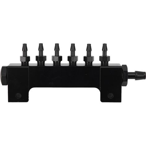 Collecteur Admission Turbo Wastegate Boost Kit 6 Ports 3/8in Entrée Sortie 1/8in Prises Vide (1/5)