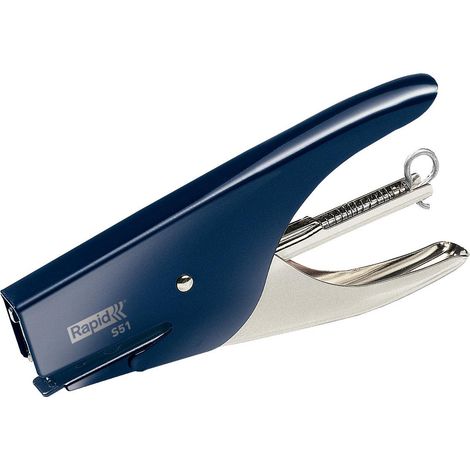 Rapid Supreme S51 Standard-Clinch Blau, Edelstahl