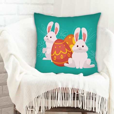 Housse de coussin lavable pour canapé lit chaise décoratif de ferme la saint-valentin (1/5)
