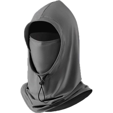1 Cagoule solaire UPF 50+, masque respirant ajustable, protection UV visage et cou, pour vélo, moto, pêche (1/5)