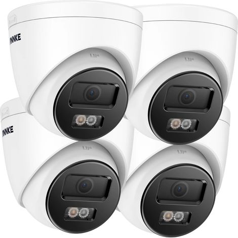 Caméra de sécurité IP, résolution 8MP, détection de mouvement, 4Pcs caméra-b (1/2)