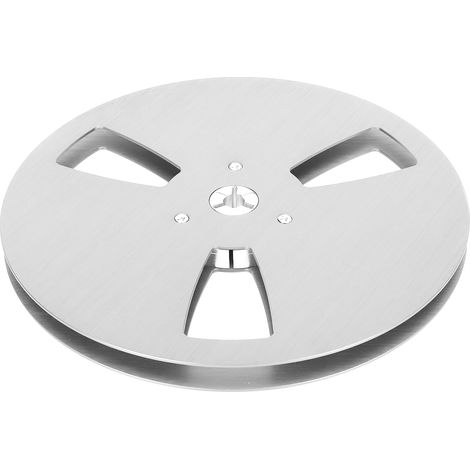 Bobine Vide 7" en Alliage d'Aluminium pour TEAC, Plateau Argenté à 3 Trous 1/4 Pouce (1/5)