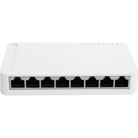 Commutateur réseau Ethernet Gigabit 8 ports, adaptateur RJ45 100/100/1000 Mbps, prise 100-240 VEU (1/5)