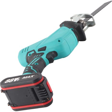 Scie sabre sans fil électrique, scie récipro portable à main, ensemble lithium avec chargeur, prise UE 100-240V, outil de coupe polyvalent (1/5)