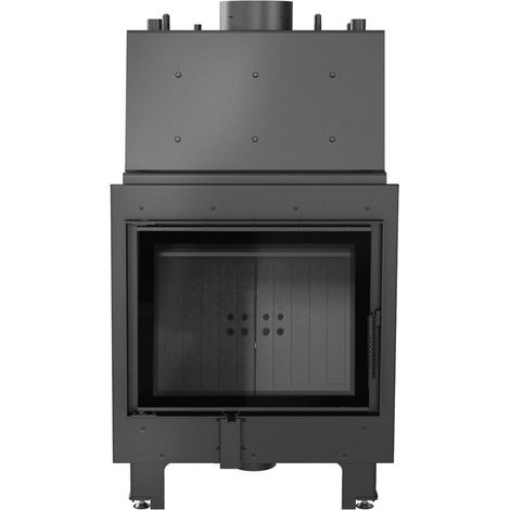 Wasserführender Kamineinsatz KRATKI MBZ 13 kW Ø 200 Schwarze Thermotec-Auskleidung (1/5)