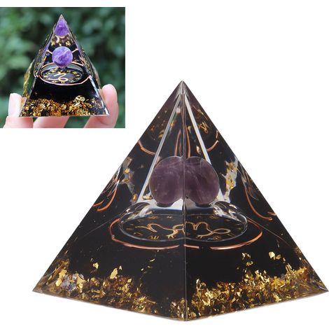 Natürliche Kristallpyramide, Wohndekoration, Chakra-Konstellation, handgefertigt, Energiegenerator, Skorpion (1/5)