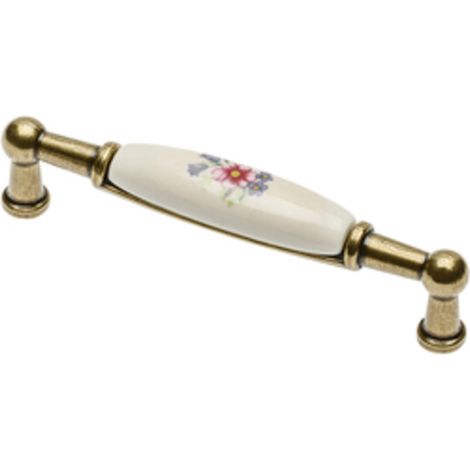 MANIGLIA PORCELLANA UP-WP0728-BR 106X26 MM Q.TA 25