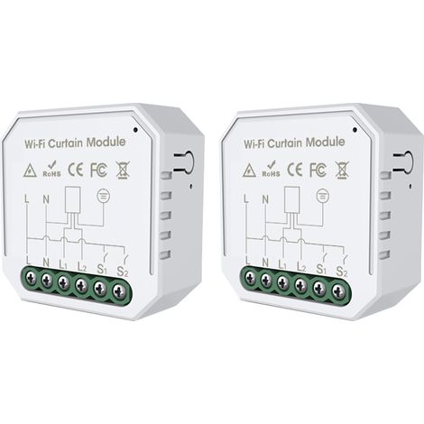 Module de commande de rideaux intelligent Tuya WiFi, modification de rideaux, programmation via application mobile, compatible avec Google Home (1/5)