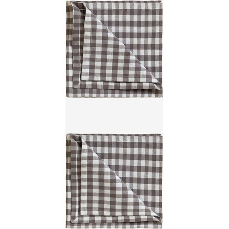 Set de 2 servilletas en algodón Hillary SKLUM             
