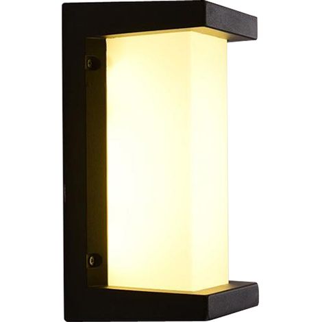 Applique murale rectangulaire, applique LED moderne, lanterne murale LED 85-265V, Luminaire (1/5)
