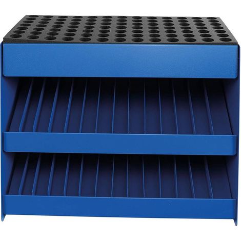 Présentoir de Vente Vide - 35,3 x 11 x 43,6 cm - Résistant et Pratique, Acier, Pro - D-Work (1/5)