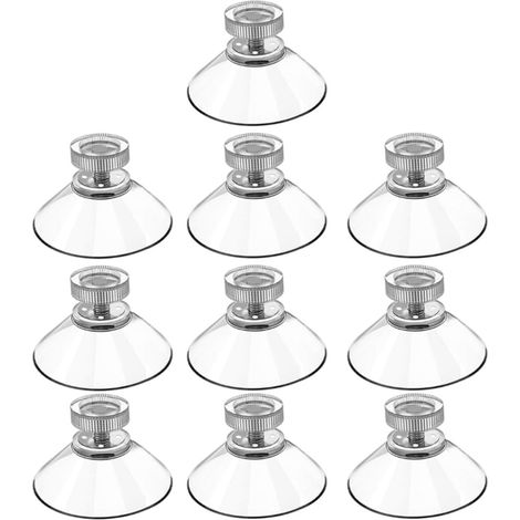 à ventouses adhésives pour fenêtres et miroirs lot de 10 (1/5)