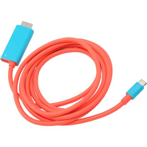 Câble adaptateur USB-C vers HDMI 4K 30Hz pour Switch, mode station d'accueil TV, compatibilité USB 3.1, longueur 2 mètres (1/5)