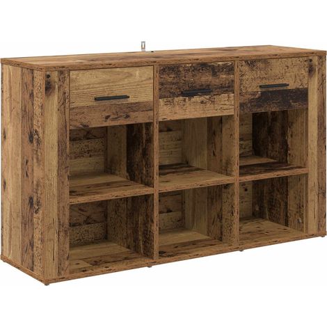 Sideboard Old Wood 100 x 30 x 59.5 cm Engineered Wood vidaXL