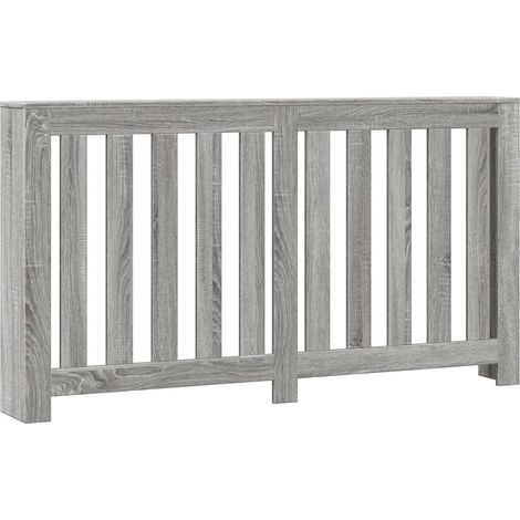 vidaXL Copertura Termosifone Grigio Sonoma 149x20x82 Legno Multistrato