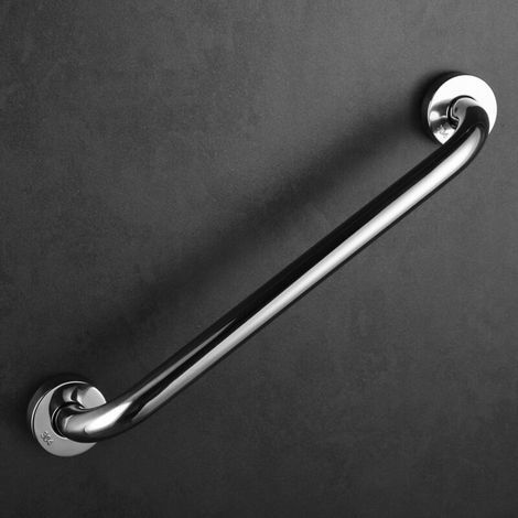 1 piece set 40cm stainless steel handrail with non-slip grip, suitable for bathroom, bathtub, shower, suitable for the elderly and children, (1/5)