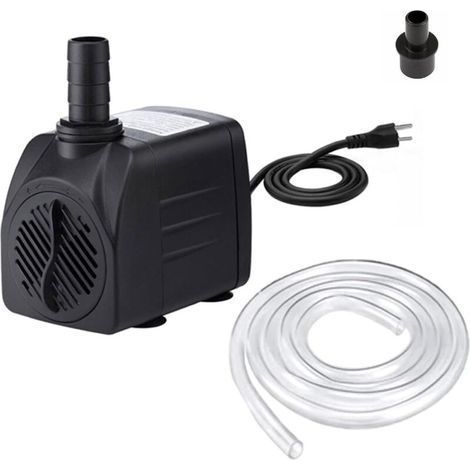 Pompe à eau très silencieuse, pompe submersible, 600 l/h (160 GPH, 10 W), pour étangs, poissons, tortues, créatures aquatiques, aquariums, piscines, statues, jardins de roches, artisanat fluide (1/5)