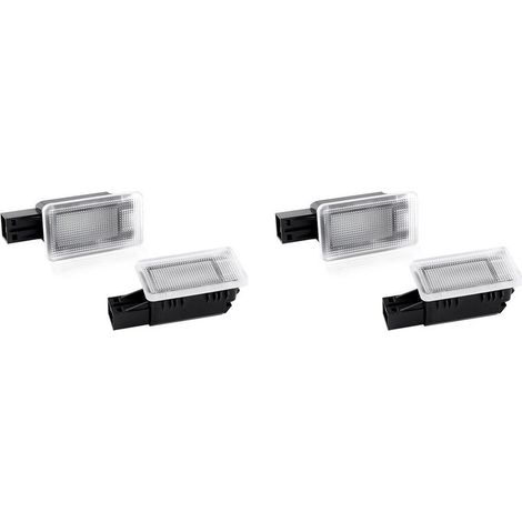 Dos pares de luces LED de bienvenida para equipaje/maletero/suelo para V40, V40CC, S60, S80 y XC40 (número de modelo 1286317).