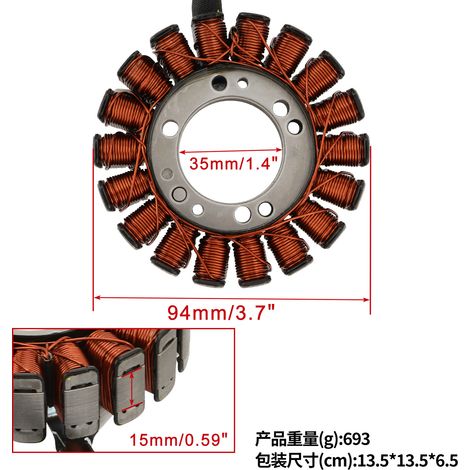 Die Statorspule ist geeignet für Linhai ATV 300 D T3b ATV 400 2B 2012 21012060 (1/4)