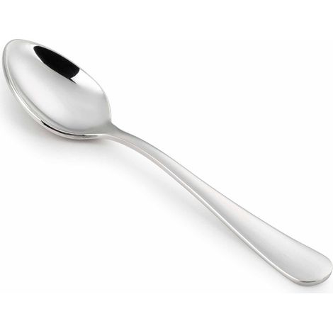 Cucchiaio da caffè Arcos Lisbon Series - Cucchiaio monoblocco di un pezzo in acciaio inossidabile 18/10 e 130 mm - Colore Argento (Silver).