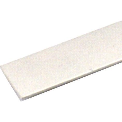 PROFILO ALLUMINIO "PIATTO" BIANCO 25X2MM 2MT